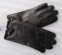 UGG Tech Gloves Metisse Tabbed Vent Leather Black Size Medium or XL New $95 - £59.72 GBP