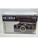 Victrola Metropolitan VTA-240B 4-in-1 Bluetooth CD Cassette Record Player - $94.05