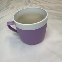 Vintage Sunfrost Therm-O-Ware Mug Purple White Federal Housewares Chicag... - $8.00