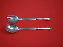 Georgian Rose by Reed and Barton Sterling Silver Salad Serving Set Modern Custom - £104.15 GBP