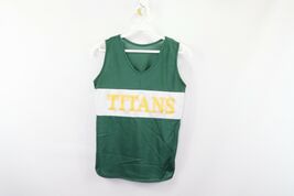 Vtg 90s Womens S Silky Nylon Color Block Cross Country Track Singlet Jer... - $19.75