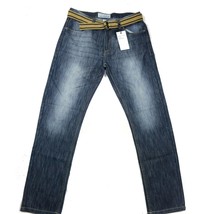 Paper Denim Cloth Slim Tapered Jeans 30x32 GAIGE Dark Blue Denim DJ9J3WR7SLM7  - £31.74 GBP