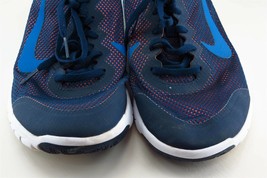 Nike Flex Experience RN 4 Blue Fabric Athletic Boys Shoes Size 7 M - $21.78