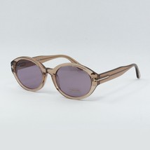 TOM FORD FT0916 45Y Light Brown/Violet 55-21-140 Sunglasses New Authentic - £133.54 GBP