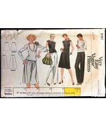 Uncut 1970s Size 14 Bust 34 Stretch Knit Top Skirt Pants Vogue 9161 Pattern - £7.08 GBP
