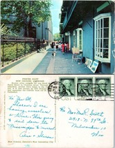 Louisiana New Orleans Pirates Alley Posted 1959 to Milwaukee WI VTG Postcard - £7.42 GBP