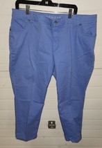 Womens Sonoma Modern Fit Life Style Light Blue 18W Pants Genty Used - £15.97 GBP