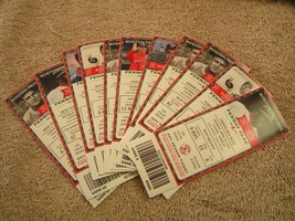MLB 2011 Boston Red Sox Full Unused Ticket Stubs $3.99 Each! - £3.10 GBP