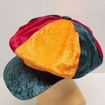 Funky Floppy Halloween Hat Newsboy Beret Velveteen Novelty Costume Fun W... - £15.73 GBP