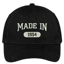 Trendy Apparel Shop 85th Birthday - Made in 1934 Embroidered Low Profile Cotton  - £15.75 GBP