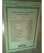 [Q9A] SHEET MUSIC 1948 &quot;SONG OF LIFE&quot; ANTHEMS FOR ALL OCCASIONS - £2.54 GBP