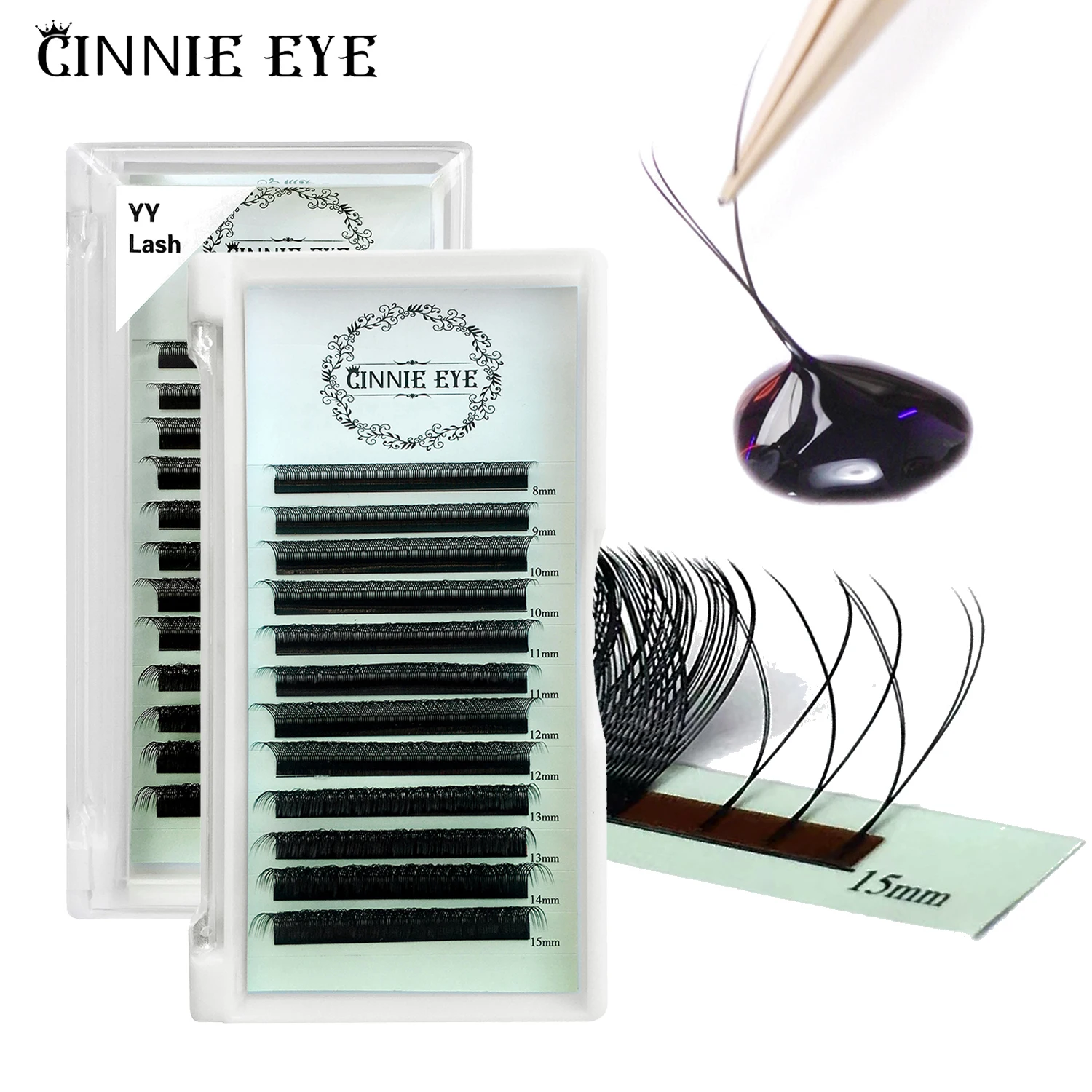  yy shape lash extensions 4d w y volume eyelash lift mink eyelash extensions kit fluffy thumb200