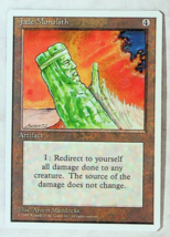 Jade Monolith - 4th Series - 1995 - Magic The Gathering - $1.49