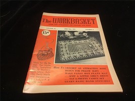 Workbasket Magazine May 1951 Crochet Rose Design Pillow Slips, Knit Girl&#39;s Dress - £4.75 GBP