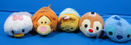 DISNEY PARKS TSUM TSUM PLUSH Lot of 5 Daisy Tigger Pooh Stitch Dale 5&quot; - $12.00