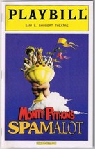 Playbill Monty Pythons Spamalot Shubert Theatre June 2006 + ticket - £7.75 GBP