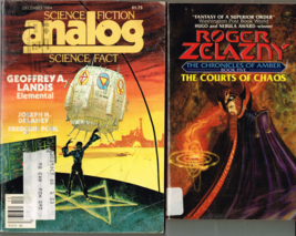 Courts of Chaos by Roger Zelazny (1979,Paperback) + Analog, December 1984 - $8.86