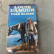 Utah Blaine Western Paperback Book by Louis L&#39;Amour from Bantam Books 1988 - £9.53 GBP