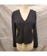 St. John Basics Women&#39;s Black Long Sleeve Sweater, Size S - £77.86 GBP