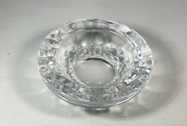 RARE Vintage Waterford 3.5” Crystal Glass Ash Tray Ashtray Waffle Pattern Signed - £19.35 GBP