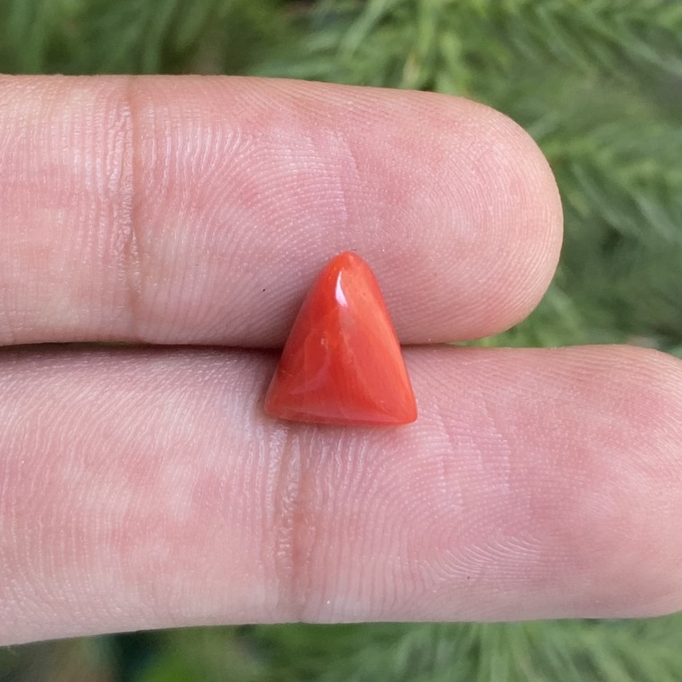AAA + Natural Coral Gemstone, Gift For Her, Coral Ring, Jewelry Making G... - $9.99
