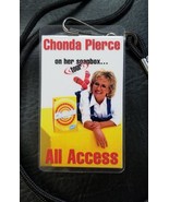 CHONDA PIERCE (COMEDY) ON HER SOAPBOX TOUR 1999 ORIGINAL LAMINATE PASS T... - $15.00