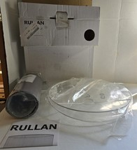 NIB Ikea Rullan Gray 13&quot; Fabric Lamp Shade Floor Pendant Table 603.123.05 - $18.81