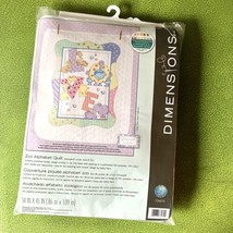 Dimensions Baby Hugs Zoo Alphabet Quilt Cross Stitch Kit 34&quot;X43&quot; Cathy Heck - £30.06 GBP