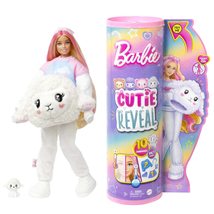 Barbie Cutie Reveal Doll with Blonde Hair &amp; Lamb Costume, 10 Suprises In... - £23.16 GBP