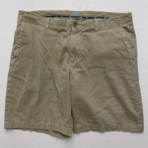 Tommy Bahama 40 x 10&quot; Khaki Cotton Stretch Twill Chino Shorts - £23.95 GBP