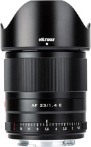 VILTROX AF 23mm F1.4 E Lens for Sony E Mount,Auto Focus Wide Angle APS-C... - £407.72 GBP