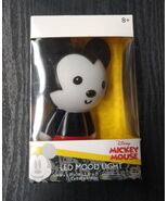 Disney Mickey Mouse LED Mood Light Chibi Figure Night Light 5&quot; Battery O... - $9.89
