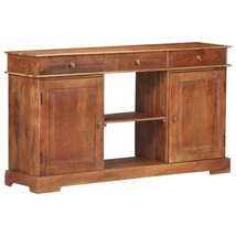 Sideboard Honey Brown Solid Acacia Wood 53.1x13.8x29.5 in - $7,847.00 MXN