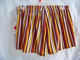 Bobbie Brooks Multi Striped Shorts Super Soft Elastic Waist Size Small - $5.99