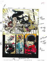 1995 Daredevil color guide art page 29:DD 342 Original Marvel production artwork - $60.10