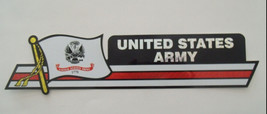United States Army Reflective Sticker, Coated Finish, Side-Kick Decal, 12" X 2 1 - $2.99