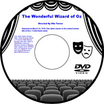 The Wonderful Wizard of Oz 1910 DVD Movie Fantasy Bebe Daniels Hobart Bosworth E - £3.98 GBP