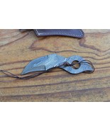 Beautiful damascus handmade kiridashi neck knife From The Eagle Collecti... - £31.15 GBP