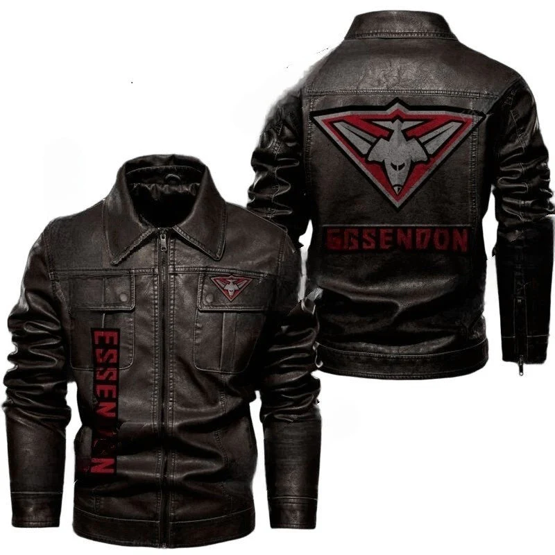 FC Leather Jacket, Stylish Sportswearmerch Fashion  - $2,397.51 MXN+