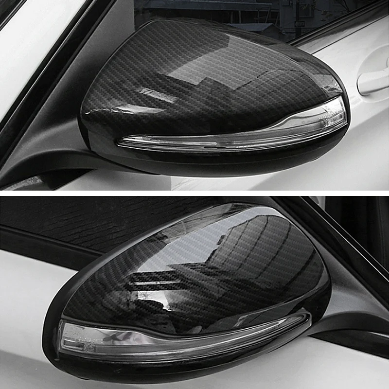 2 Pcs LHD For   C W205 E W213 GLC-Cl X253 S Cl W222 ABS Car Rearview Mirror Cap  - £82.03 GBP