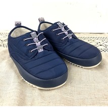 Bobs Skechers Drift Puffs Navy Slip On Shoes Women&#39;s Sz 8  - $24.29