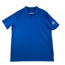 Nike Golf Dri Fit Polo Shirt Men’s Large Blue Marathon Classic - £15.01 GBP