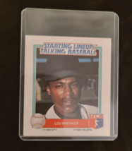 Lou Whitaker Tigers 1988 Kenner Starting Lineup Talking Baseball CARD ONLY - $4.05