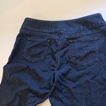 Westbound Regular Women Blue High Rise Denim Straight Leg Jeans Measured Size 17 image 9