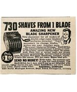 1944 Razoroll Razor Blade Sharpener Advertisement Shaving Hygiene Vintag... - €12,01 EUR