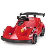 6V Kids Ride On Go Cart with Remote Control and Safety Belt-Red - Color:... - $163.83