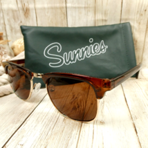 Sunnies Tortoise Brown Sunglasses w/Pouch - Timmy 60108 49-21-137 - £13.38 GBP