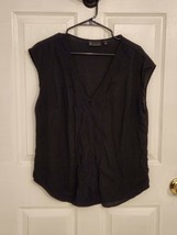 7th Avenue NY &amp; Company Women&#39;s Blouse (Black, Size M)- New Without Tags (WS08) - £13.22 GBP