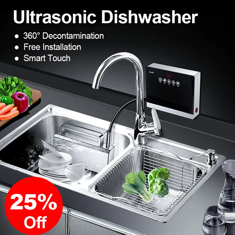 A5 Ultrasonic Dish Washers Portable Home Appliance Mini Dish Washing Mac... - $507.26