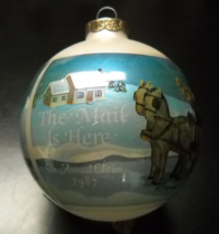 Hummel Glass Ornament 1987 The Mail Is Here 5th Annual Edition Reproduct... - $11.99